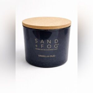 Sand + Fog Vanilla Oud Candle with Wooden Lid